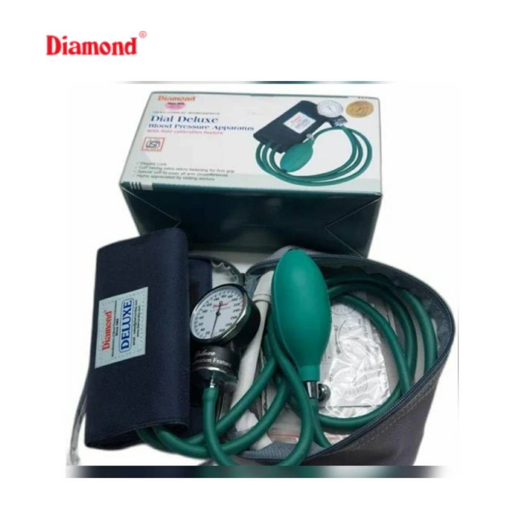 Diamond Dial Deluxe Blood Pressure Apparatus with Field Calibration