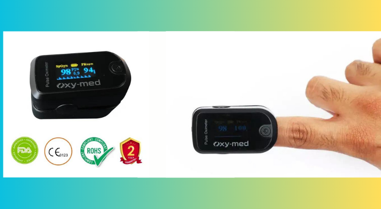 Finger pulse oximeter